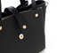 Vince Camuto Bolso de Mano Bellagio - Negro, 100% Piel de Polivinilo, Elegante y Sofisticado para Cualquier Ocasión
